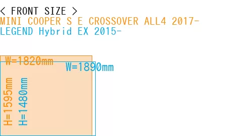 #MINI COOPER S E CROSSOVER ALL4 2017- + LEGEND Hybrid EX 2015-